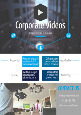 corporate videos flyer