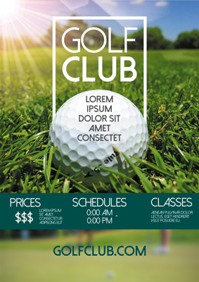 golf club flyer