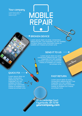 mobile repair flyer