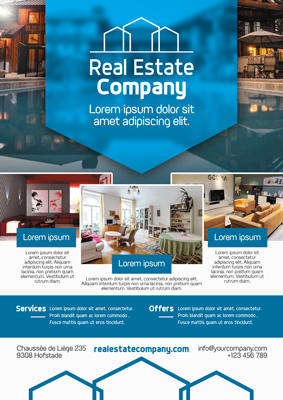 real estate company flyer