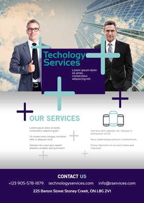 technology-services flyer